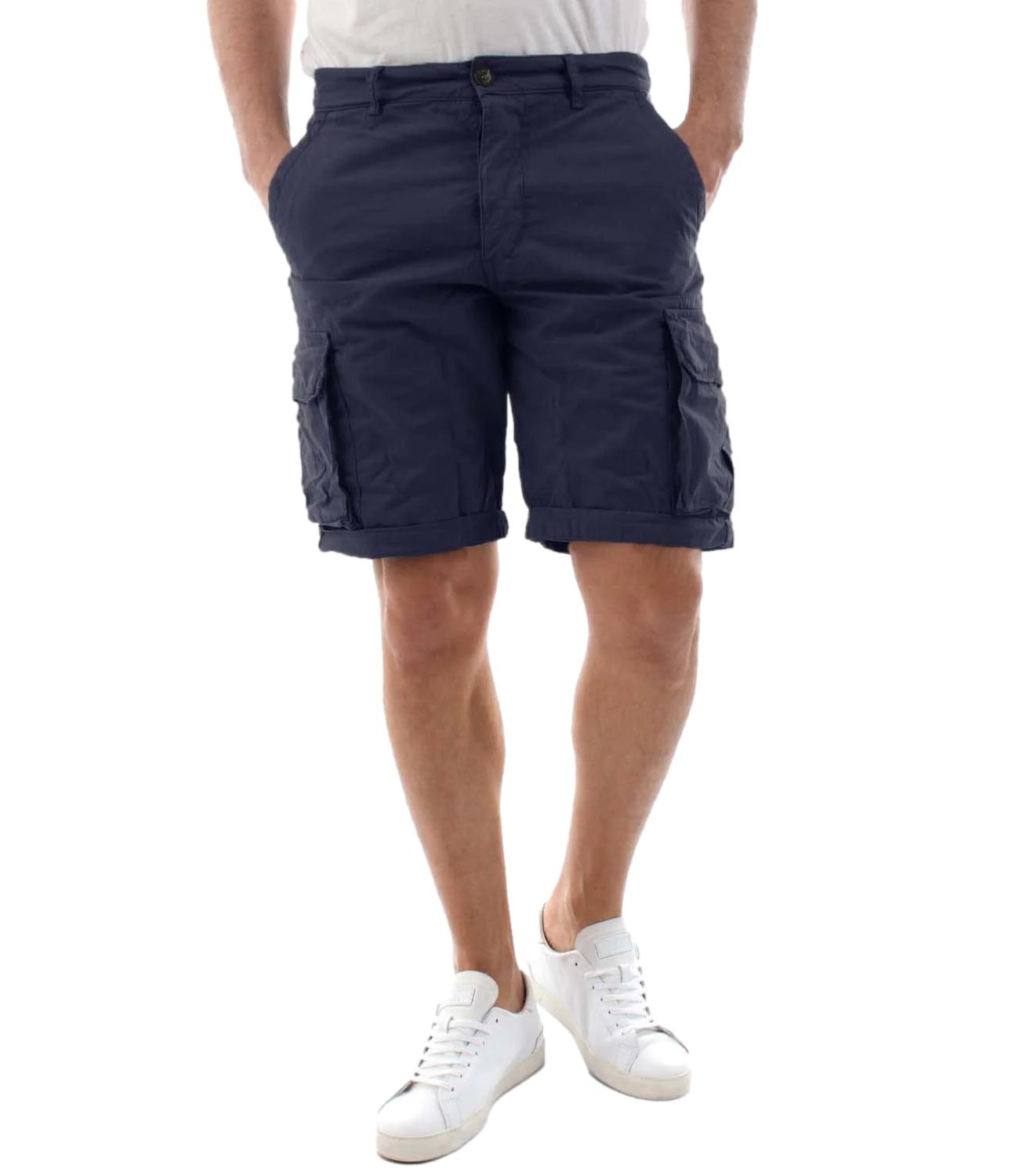 Bermuda Cargo uomo blu navy