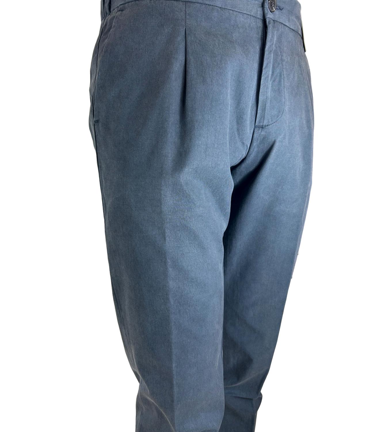 Pantalone AT.P.CO. blu uomo in cotone simil manopesca