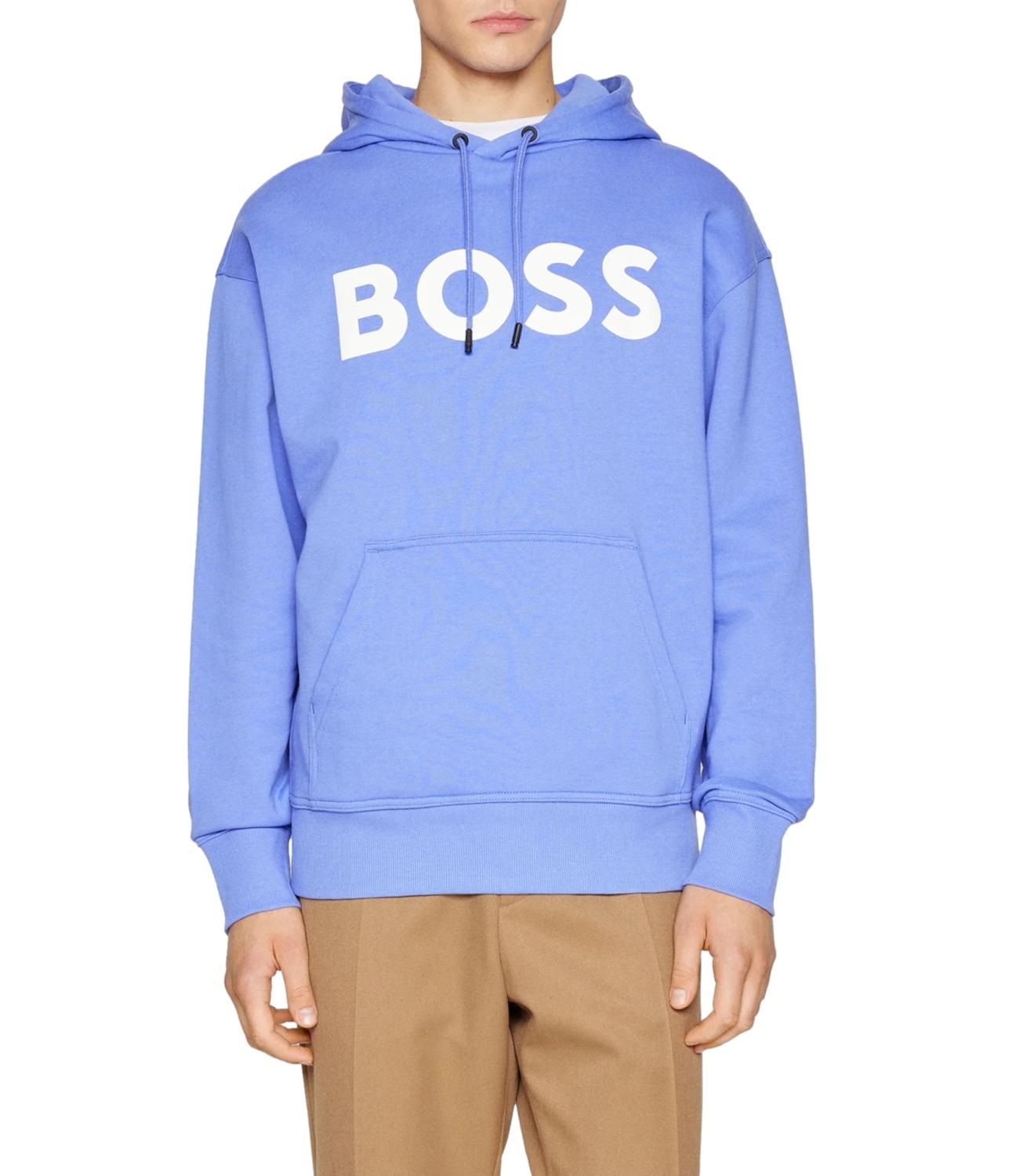 Hugo Boss Felpa purple con cappuccio