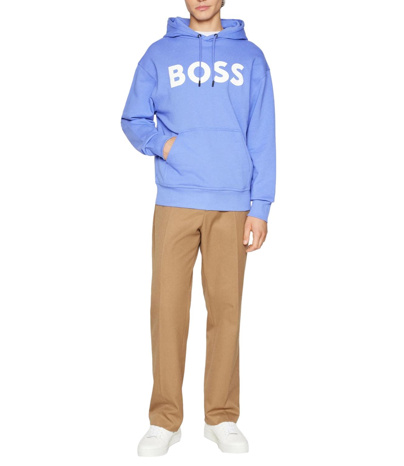 Hugo Boss Felpa purple con cappuccio