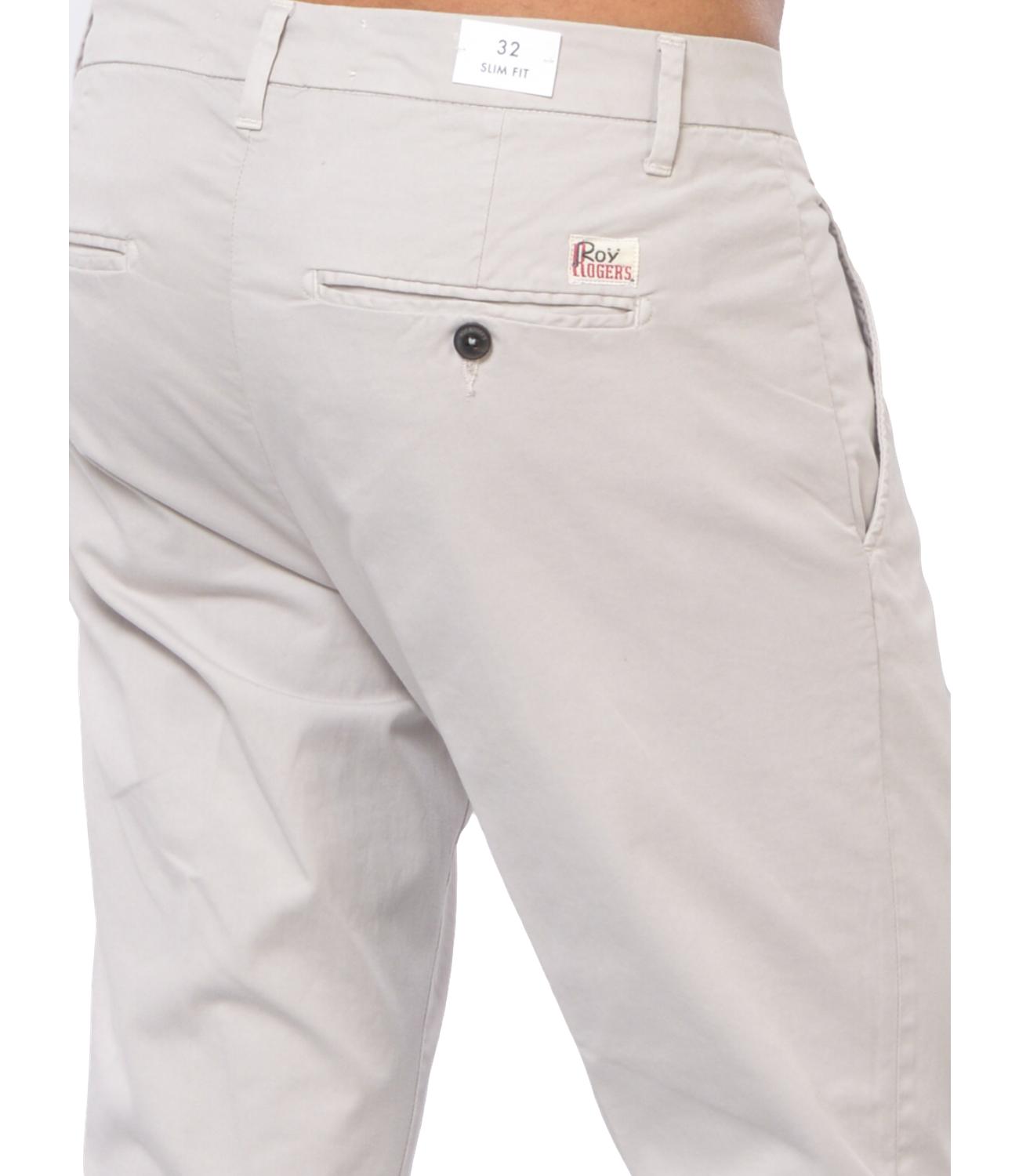 Roy roger's pantalone New Rolf grigio chiaro