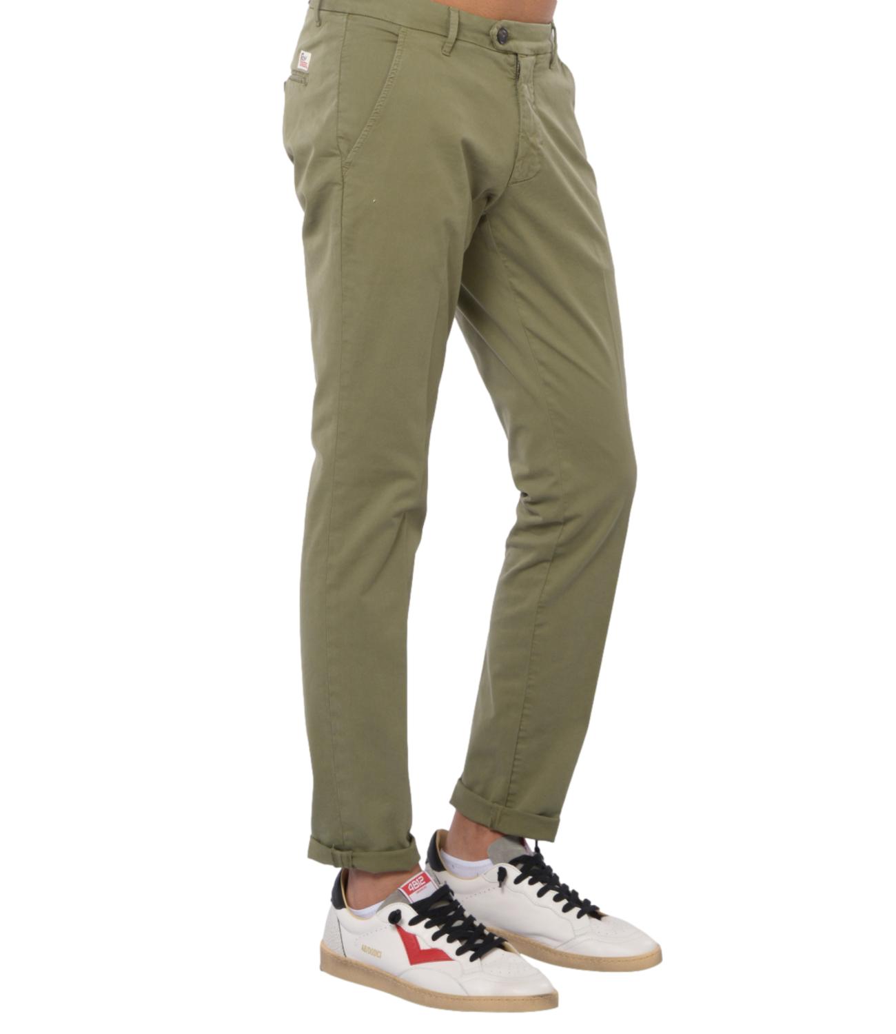 Roy roger's pantalone New Rolf colore verde olive