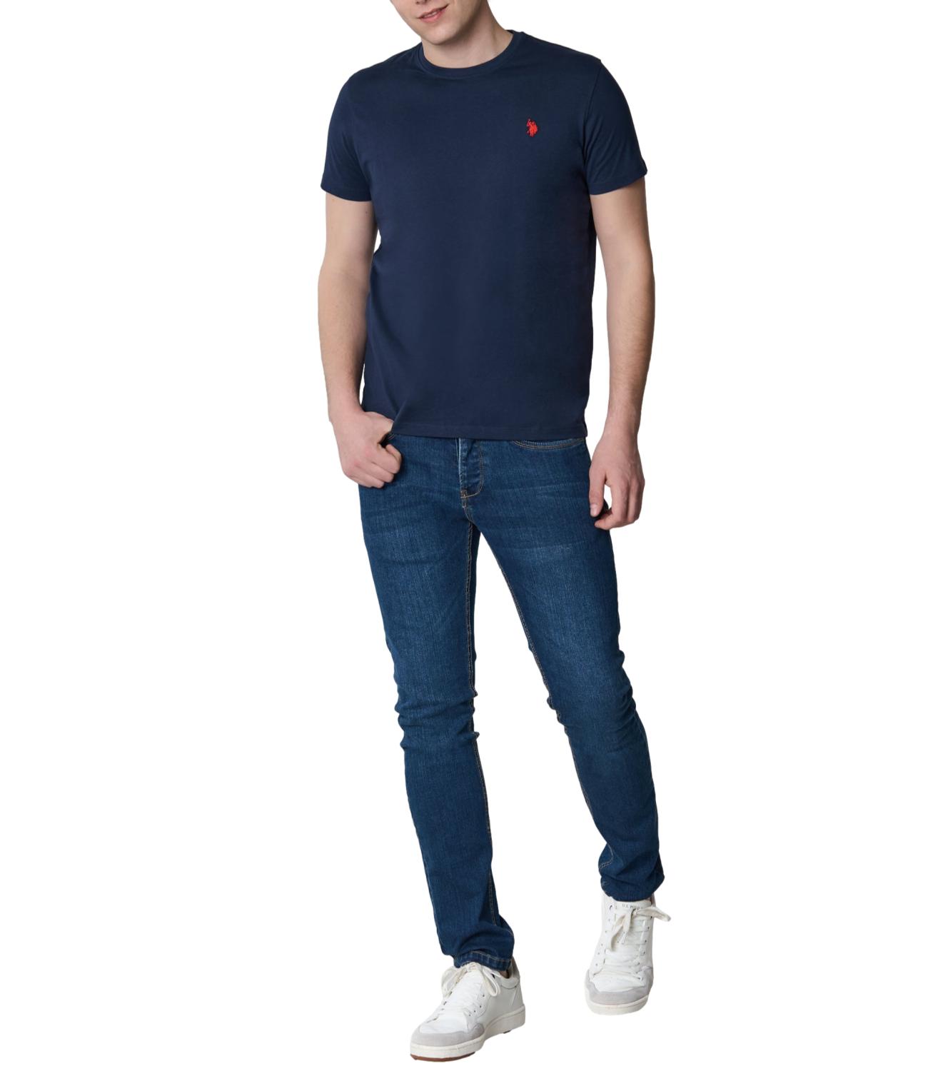 T-shirt U.S. Polo Assn girocollo blu navy