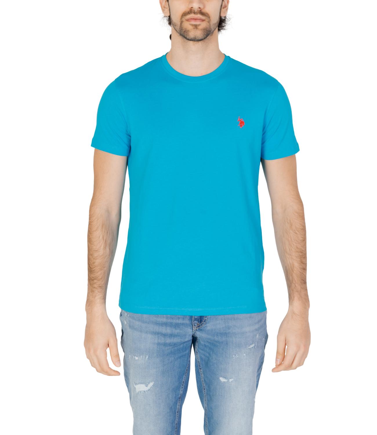 T-shirt U.S. Polo Assn girocollo azzurro