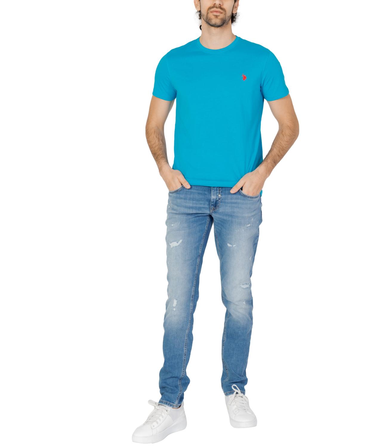 T-shirt U.S. Polo Assn girocollo azzurro