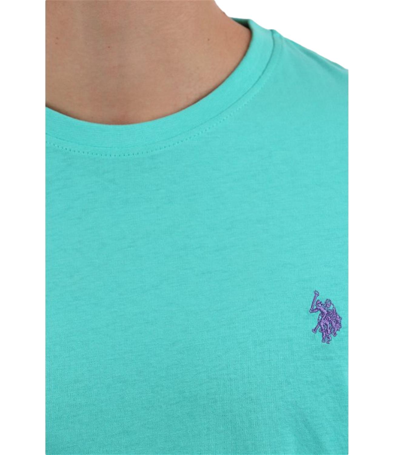 T-shirt U.S. Polo Assn girocollo turchese