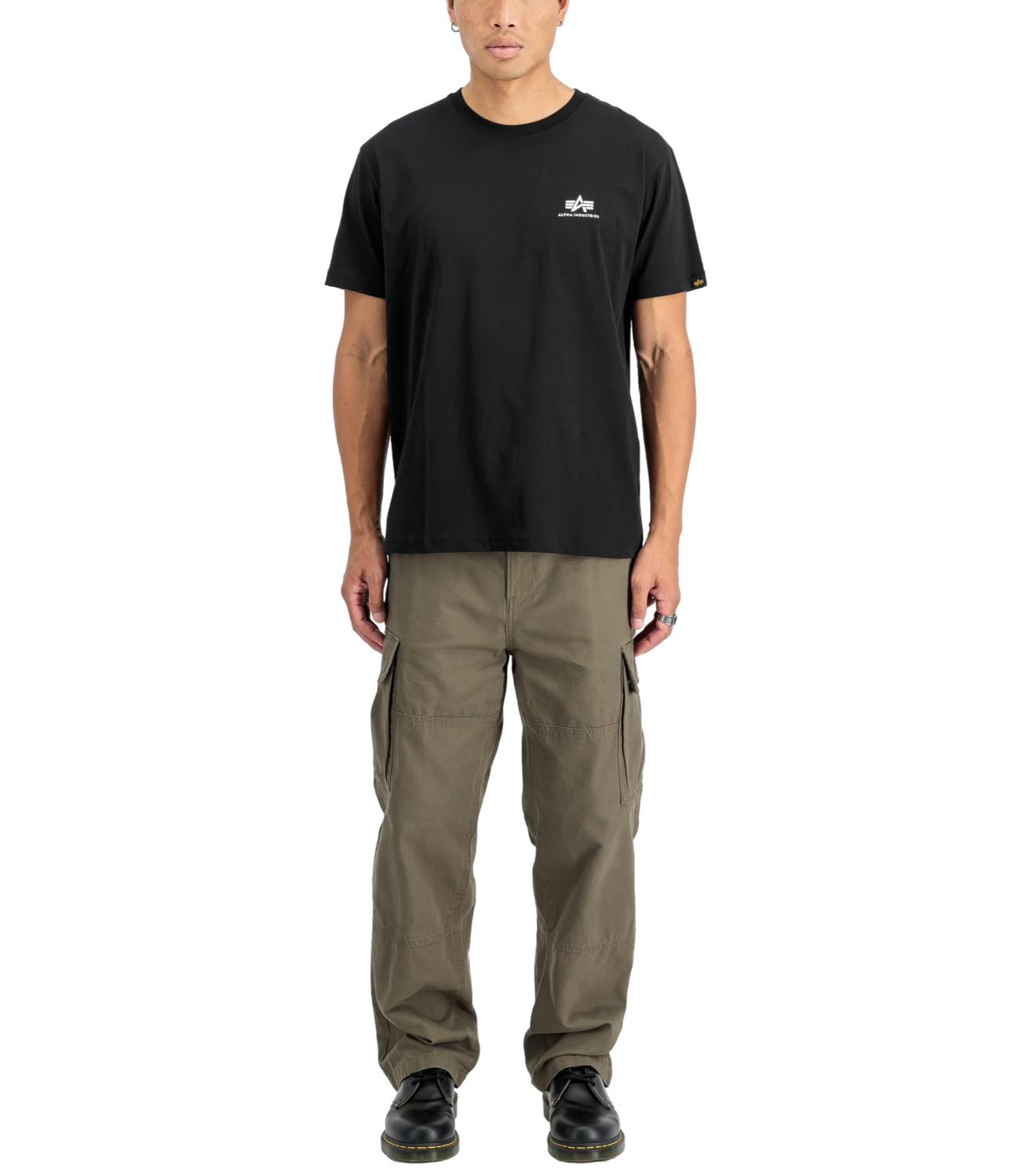 T.shirt Basic t small logo nera