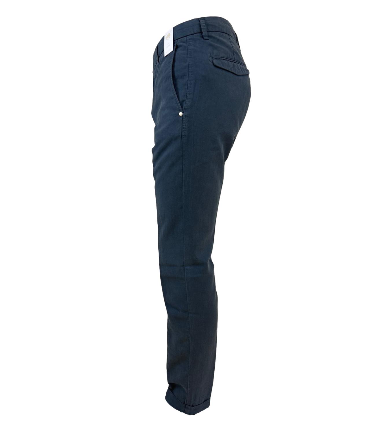 Pantalone Sasa blu in lino