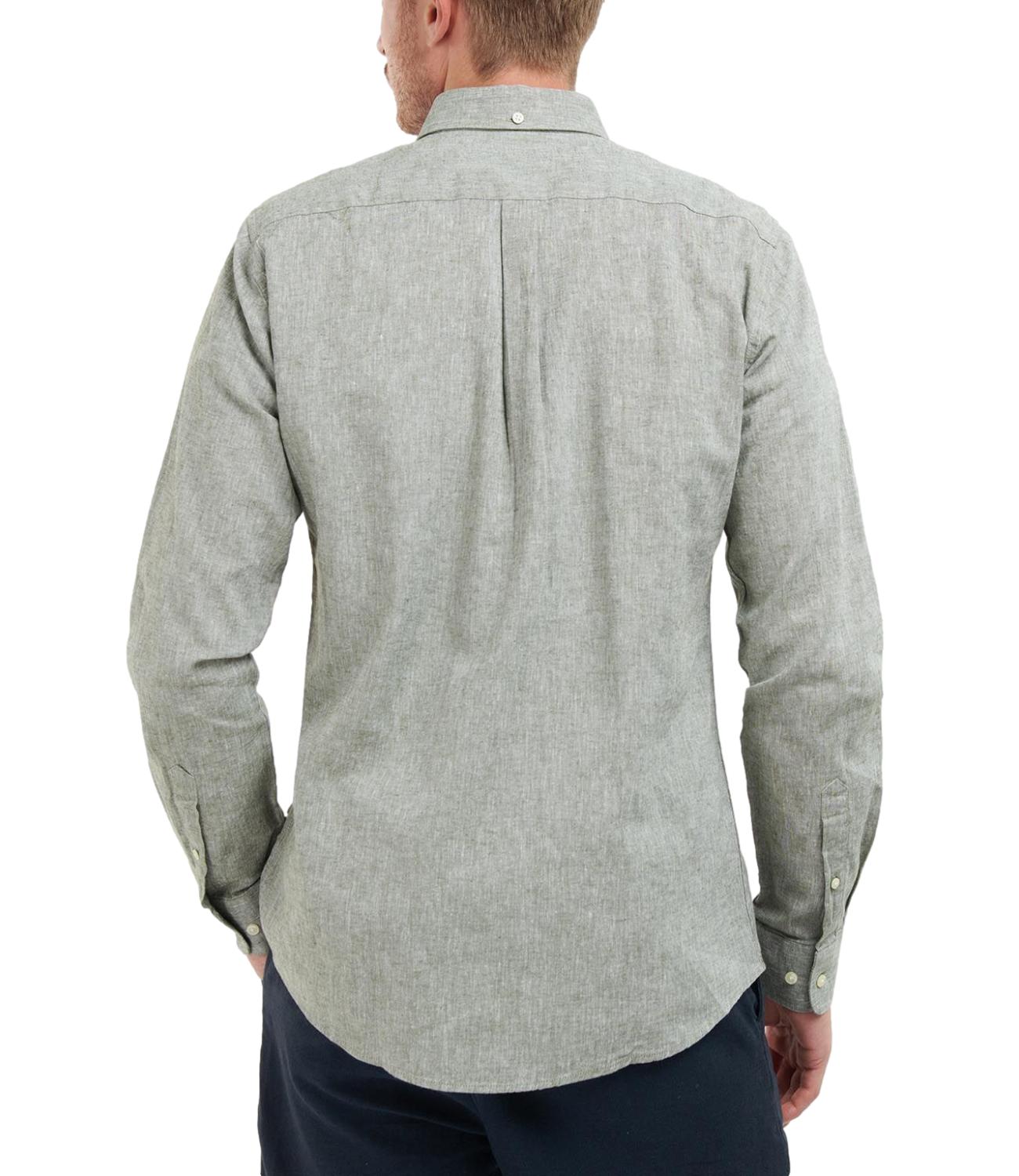 NELSON TAILORED SHIRT BLEACHED OLIVE