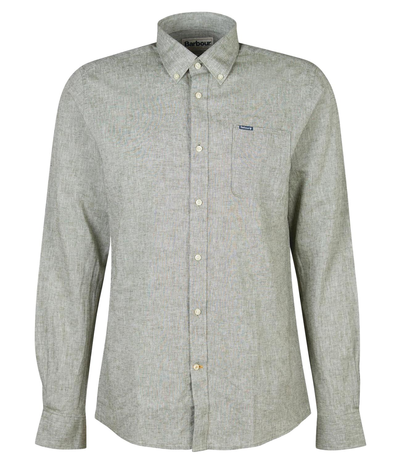 NELSON TAILORED SHIRT BLEACHED OLIVE