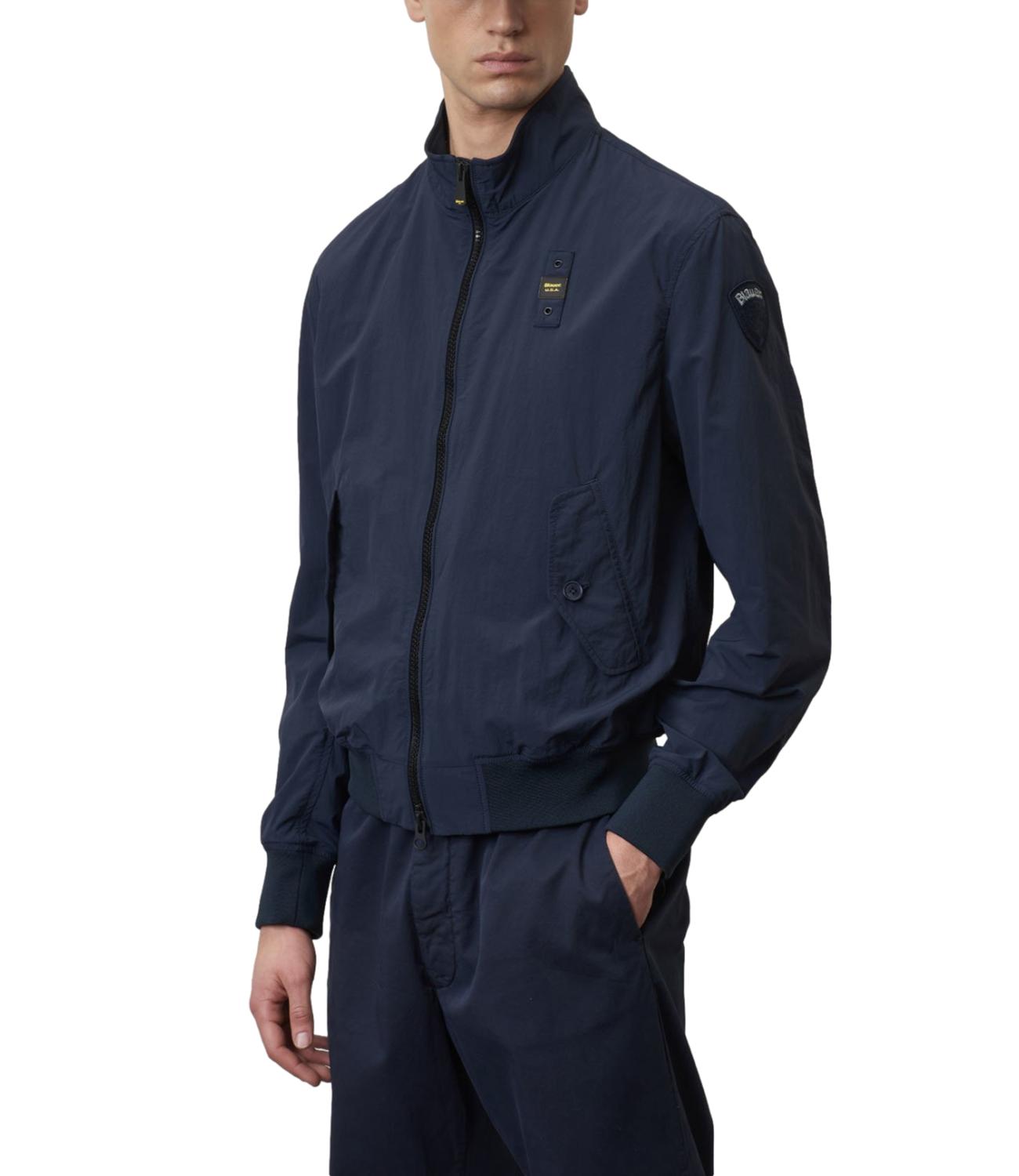 bomber leggero sfoderato Alwin blu