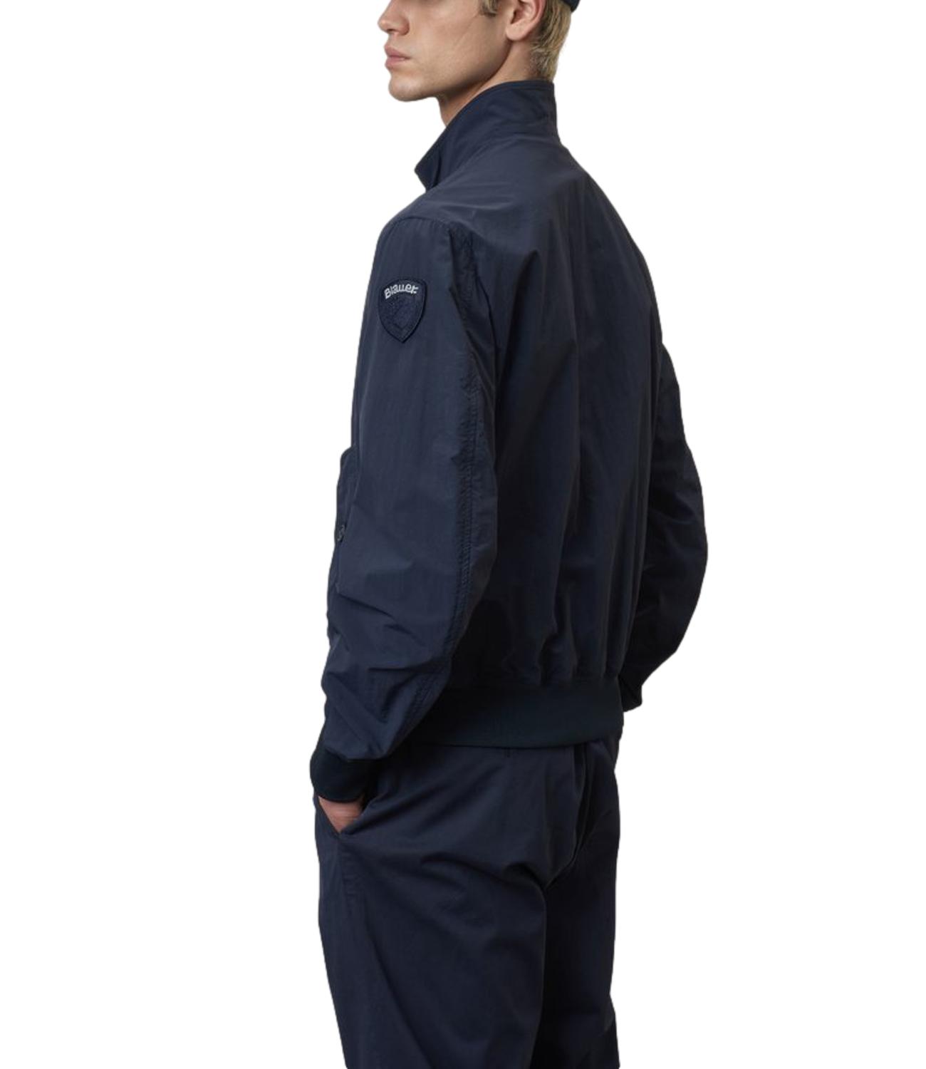 bomber leggero sfoderato Alwin blu