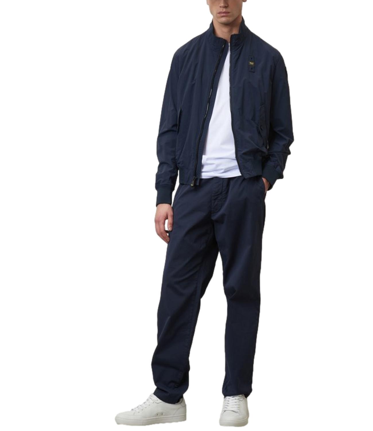 bomber leggero sfoderato Alwin blu