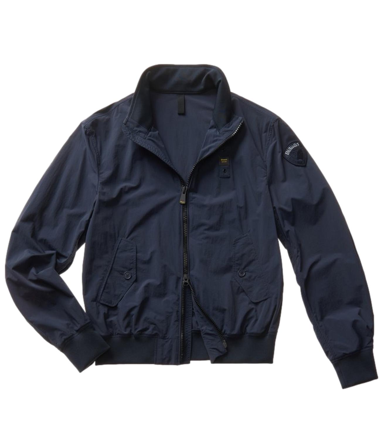 bomber leggero sfoderato Alwin blu