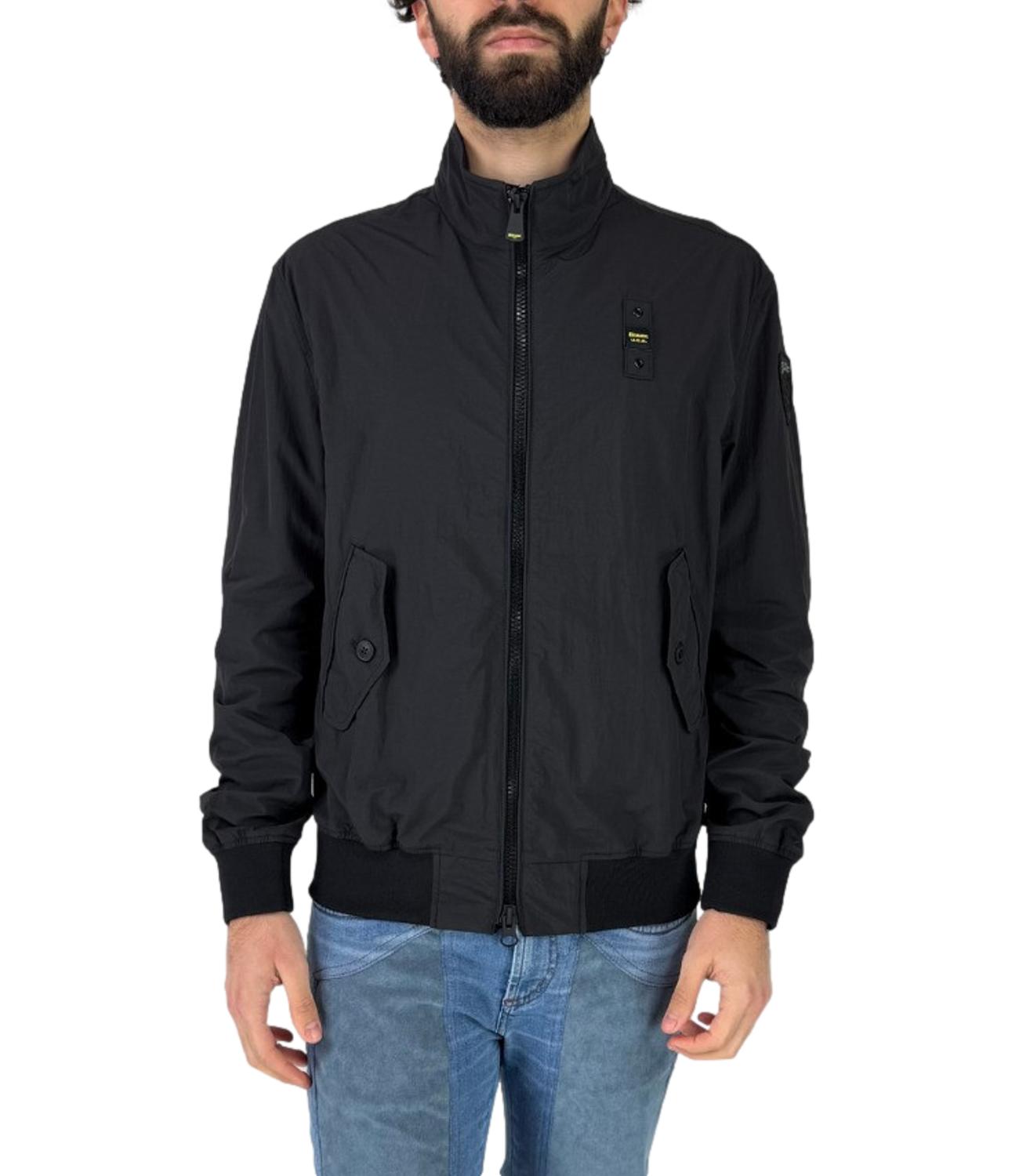 bomber leggero sfoderato Alwin nero