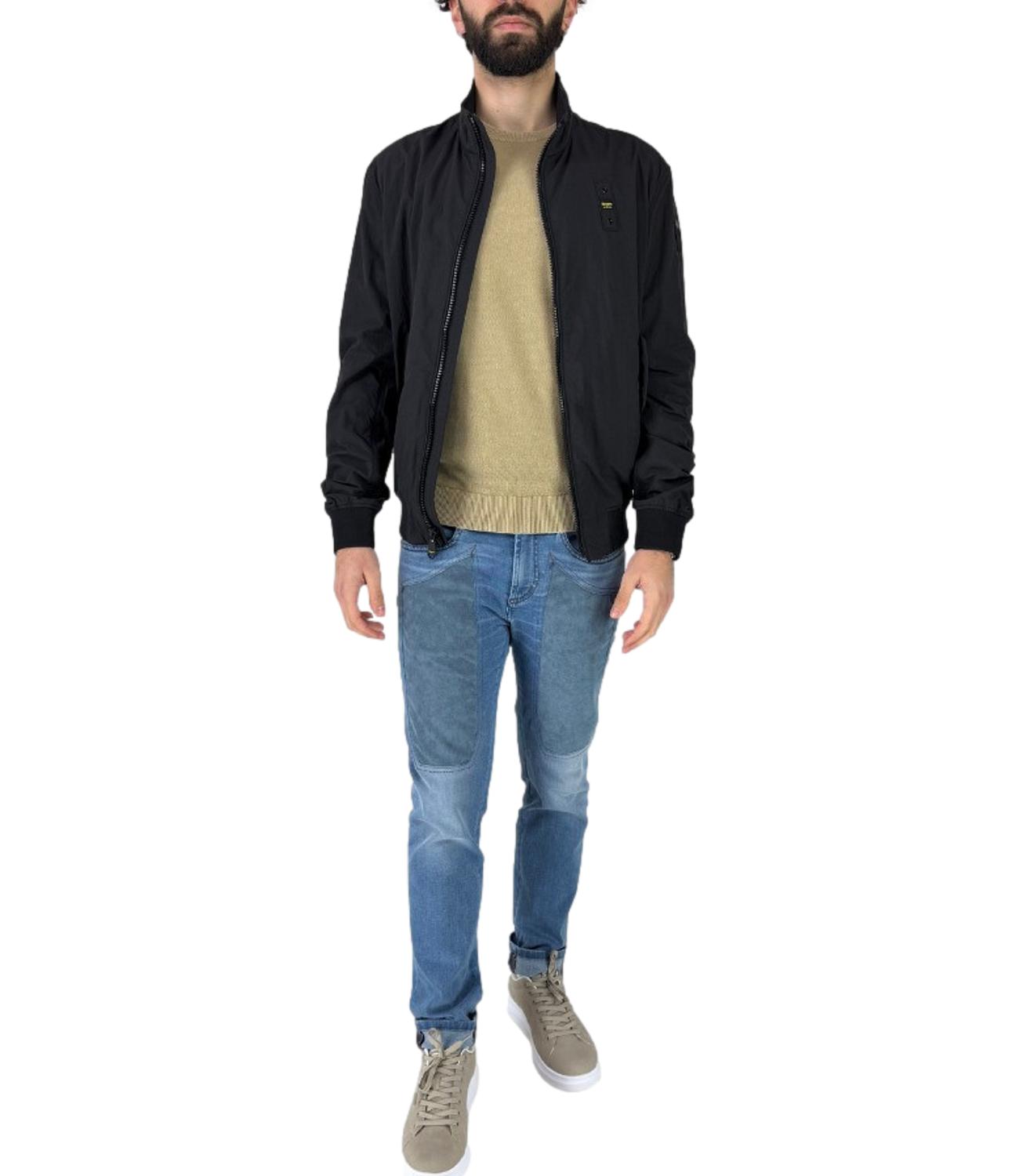 bomber leggero sfoderato Alwin nero