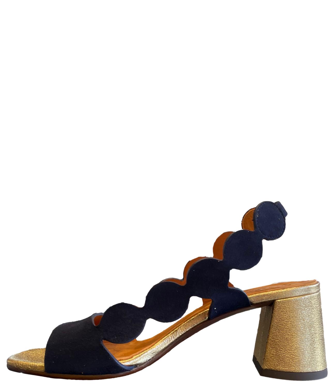 Chie Mihara Sandalo Blu/Platino Donna