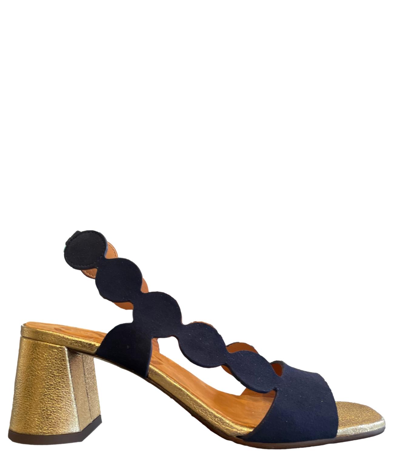 Chie Mihara Sandalo Blu/Platino Donna