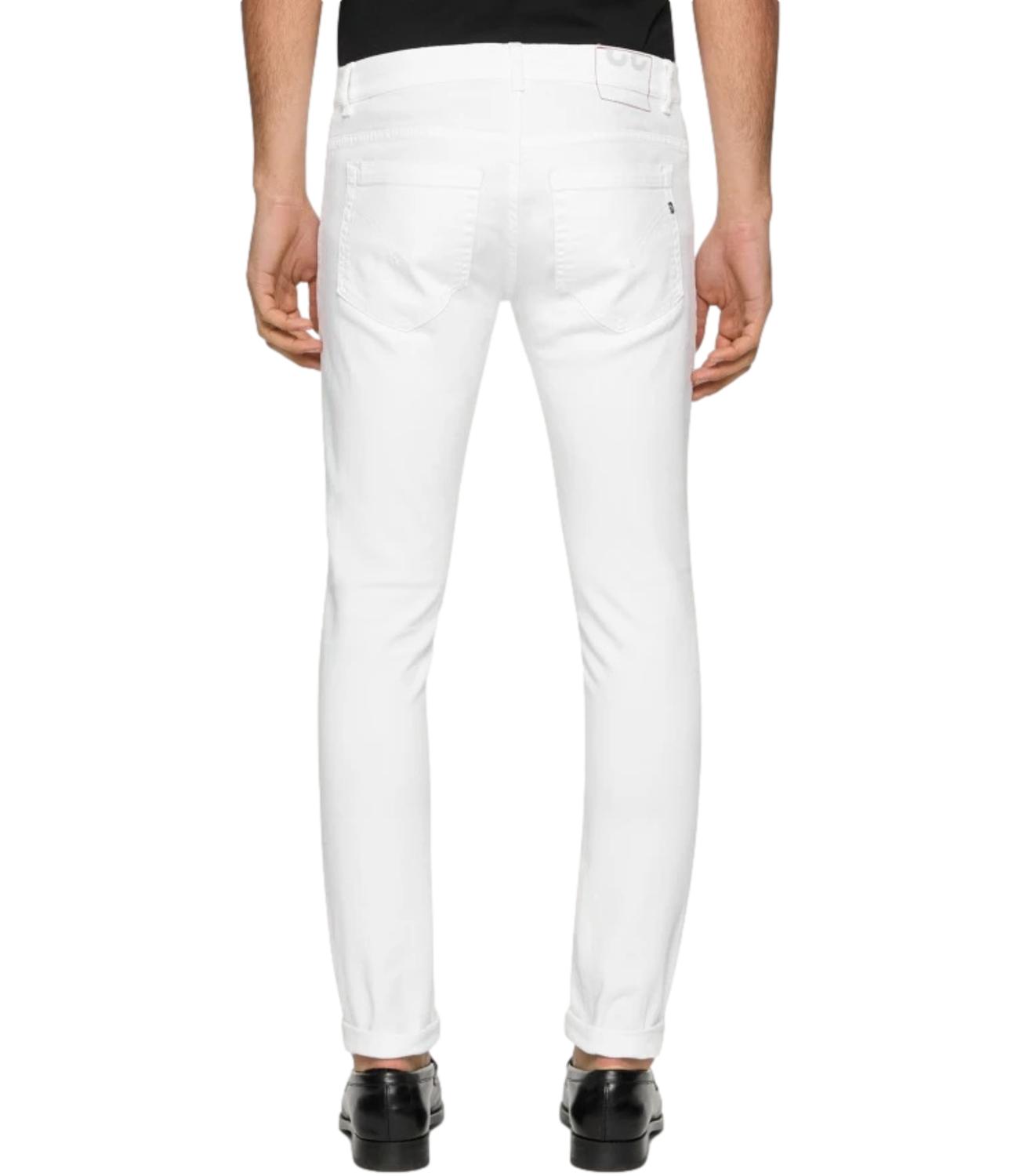 Dondup Jeans George Bianco Uomo