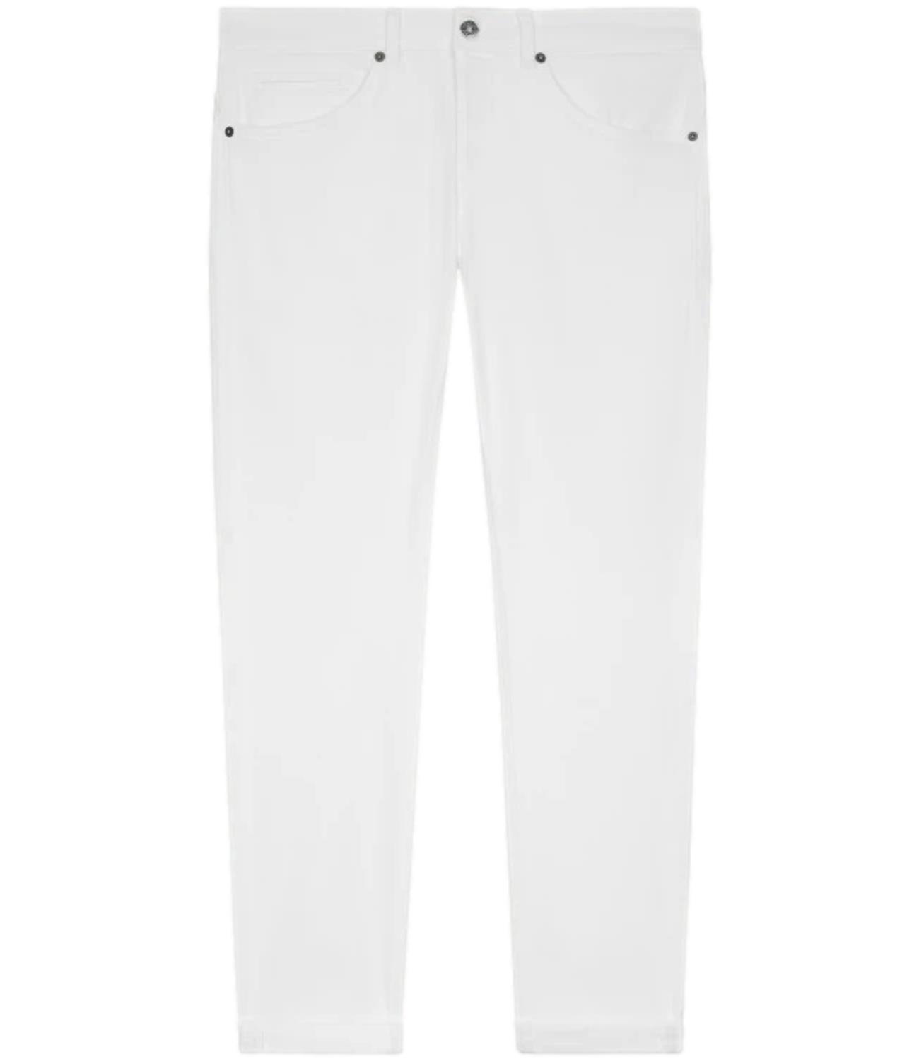Dondup Jeans George Bianco Uomo
