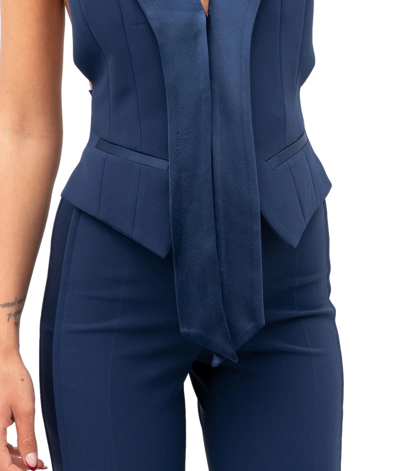 Elisabetta Franchi gilet oltremare donna