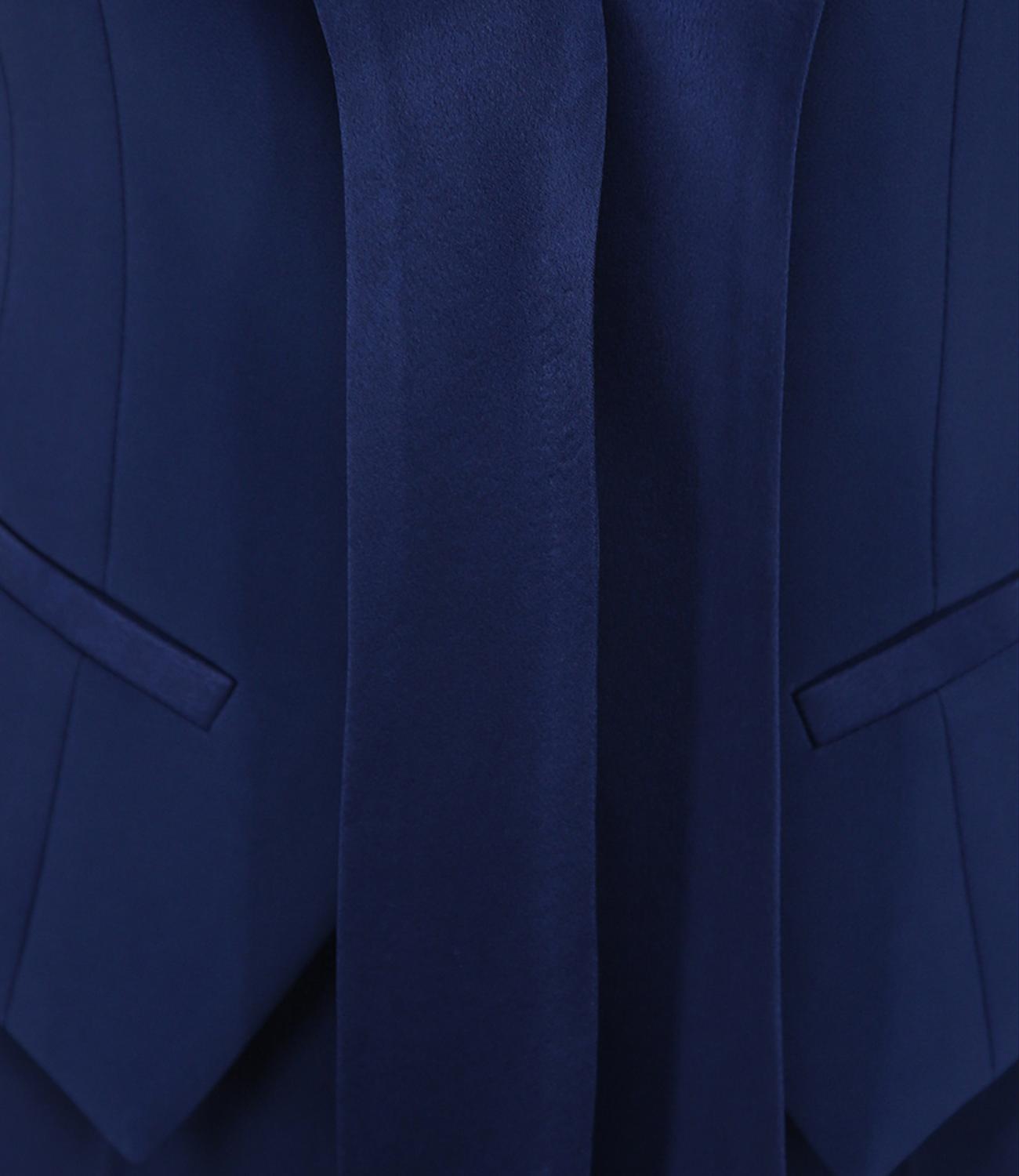 Elisabetta Franchi gilet oltremare donna