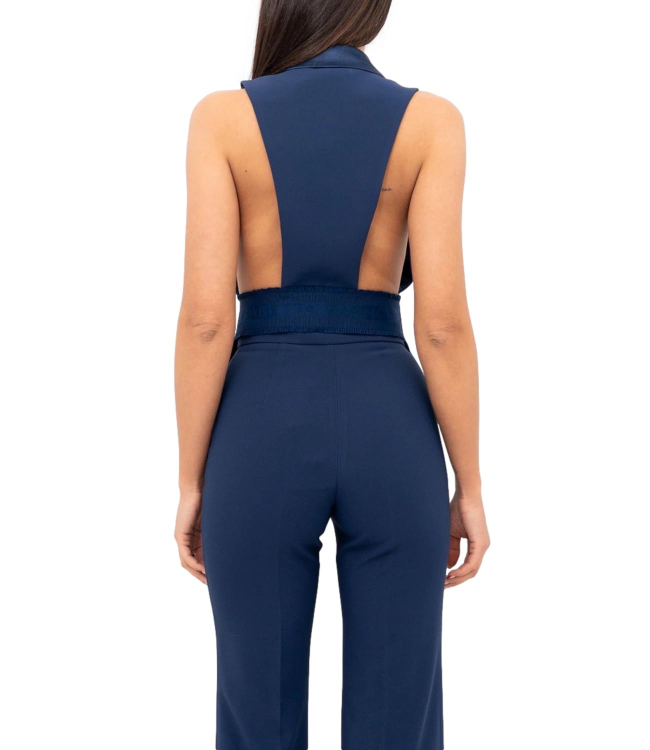 Elisabetta Franchi gilet oltremare donna