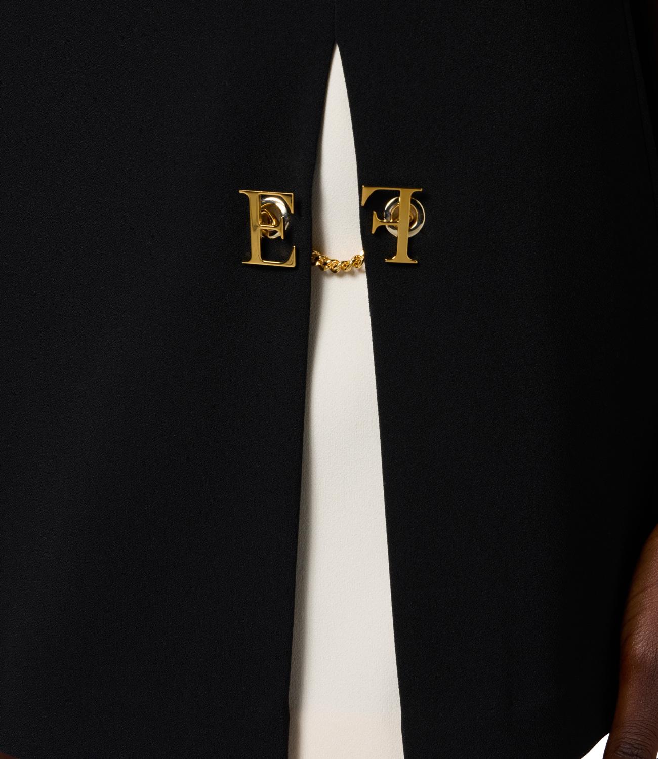 Elisabetta Franchi gonna nero/burro donna