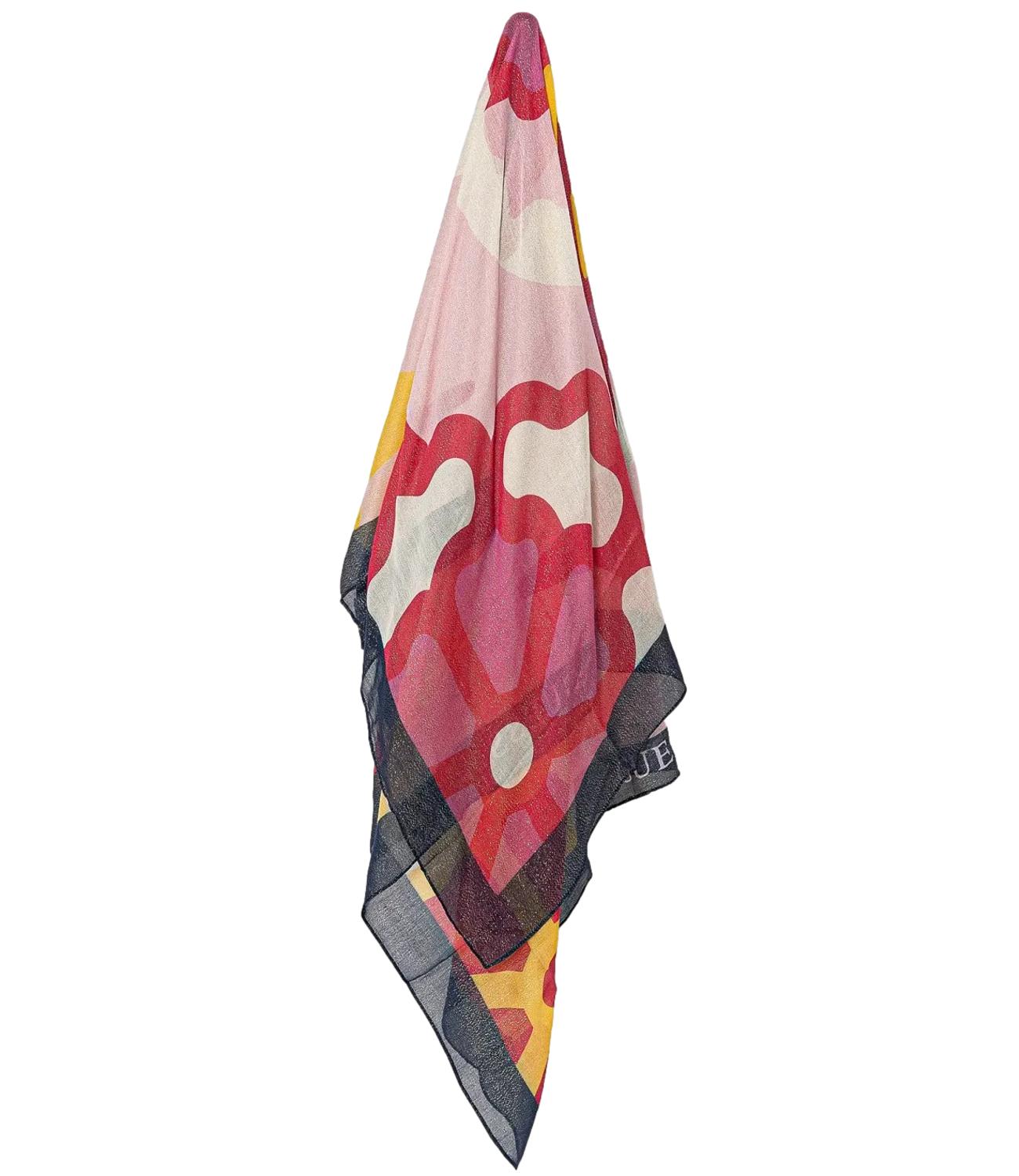 Guess Foulard Rosa Multicolor Donna