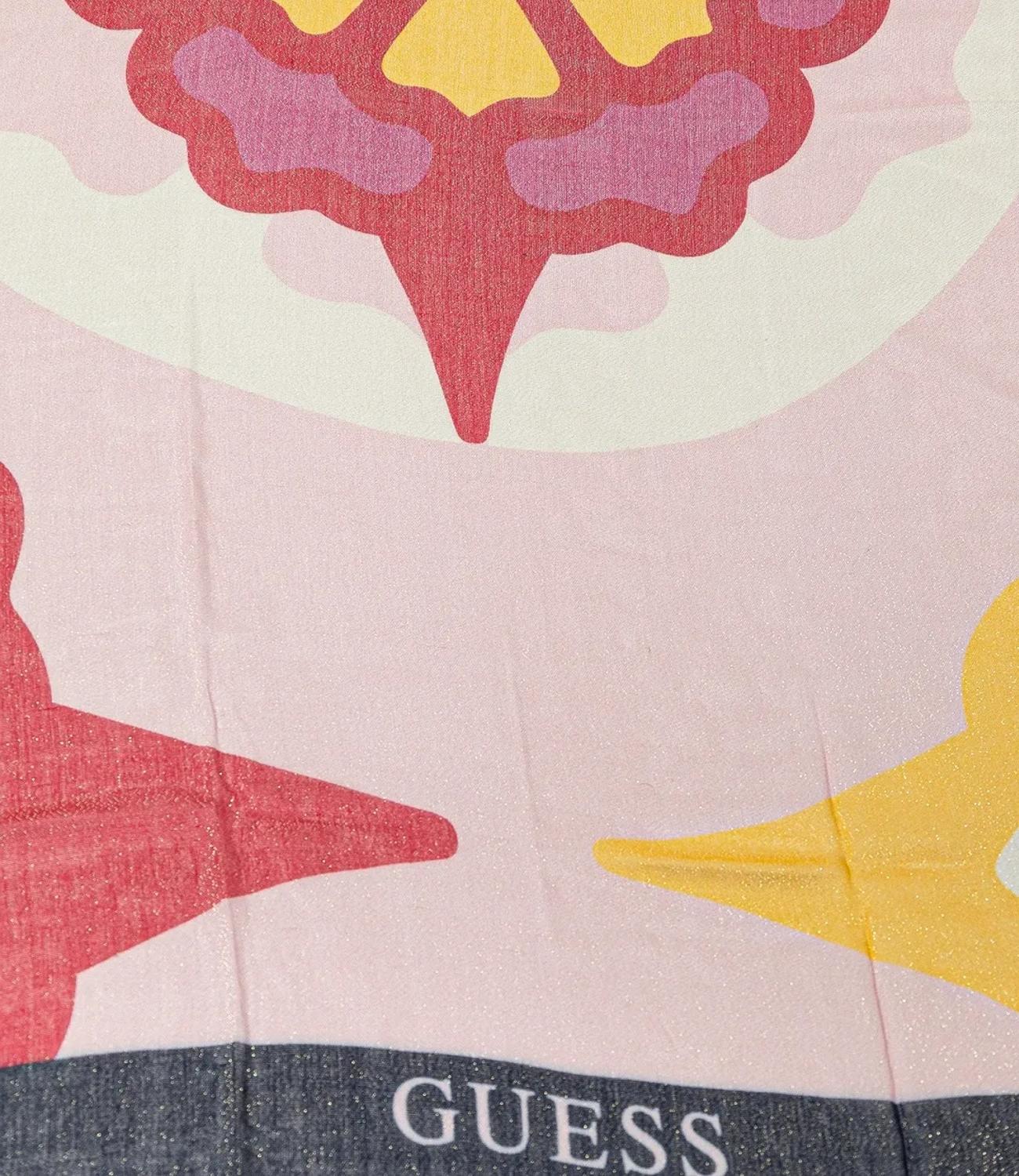 Guess Foulard Rosa Multicolor Donna