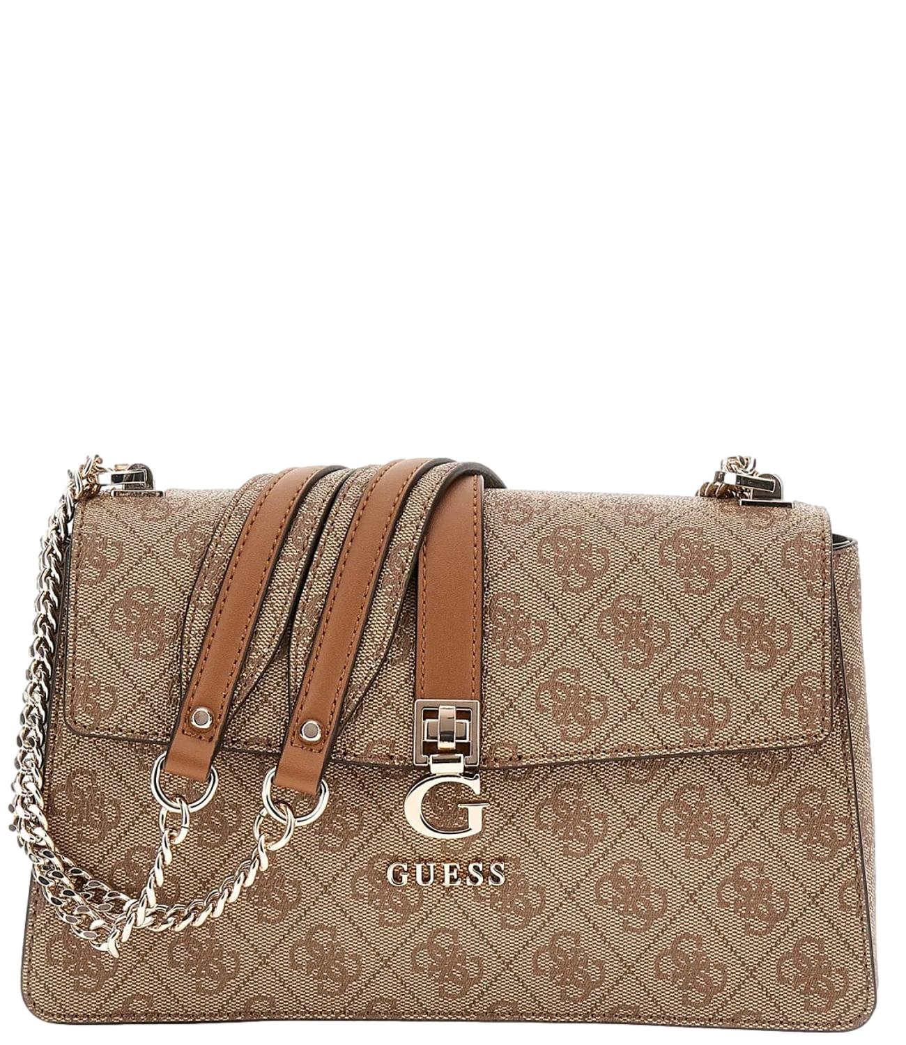 Guess BorsaZamira Convertible Xbody Flap Dark Taupe Donna