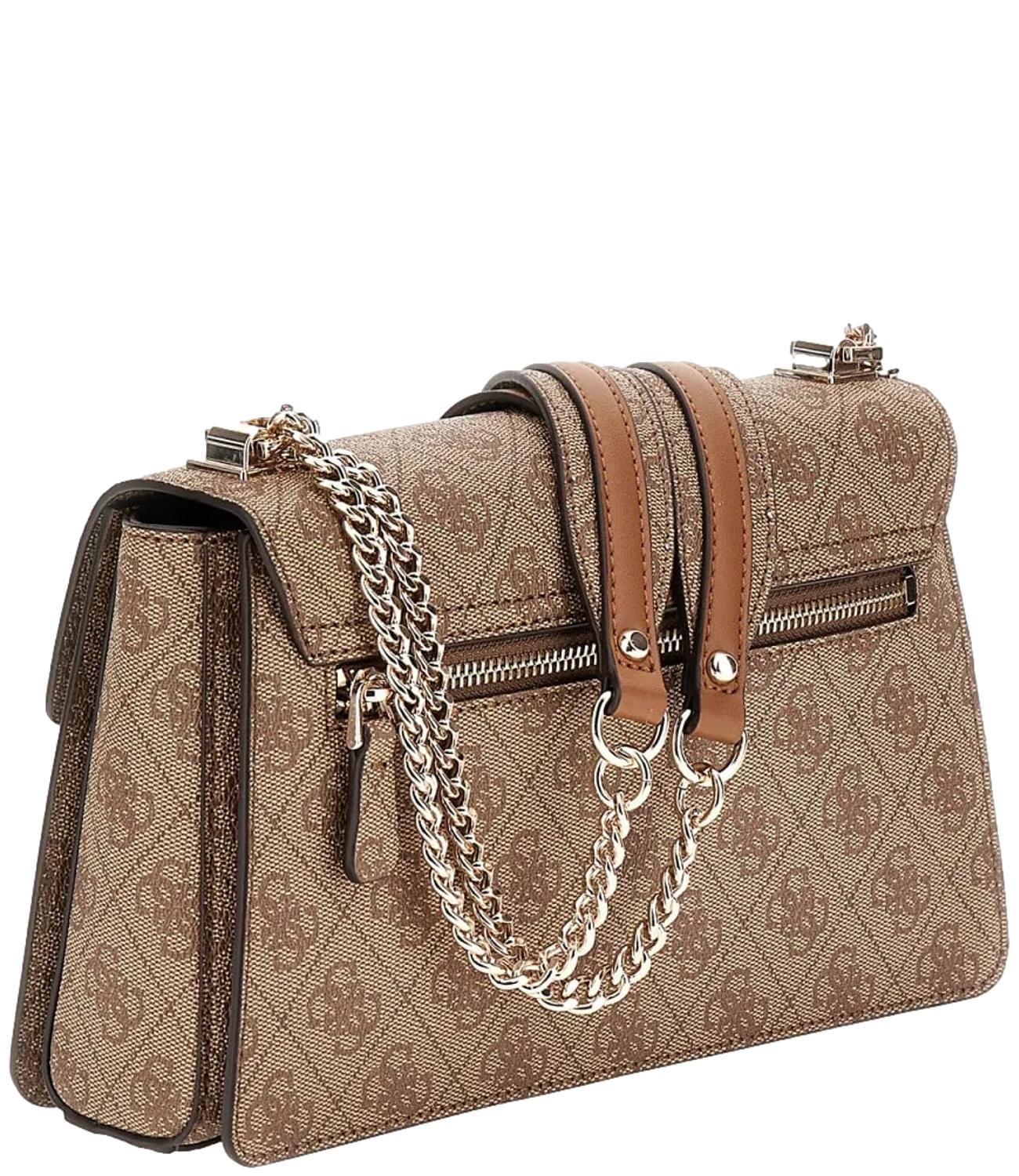 Guess BorsaZamira Convertible Xbody Flap Dark Taupe Donna
