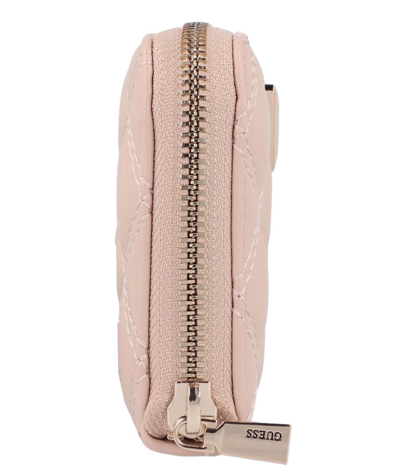 Guess Portafoglio Giully Slg Medium Zip Around Light Beige Donna