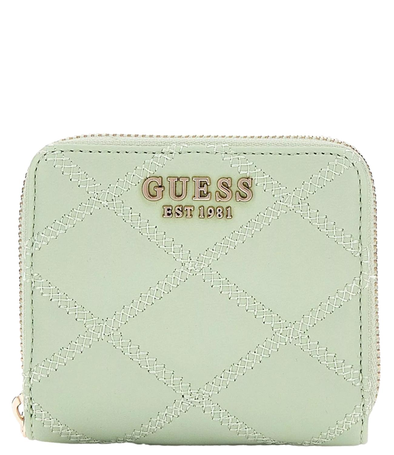 Guess Portafoglio Tamsin Slg Small Zip Around Celadon Donna
