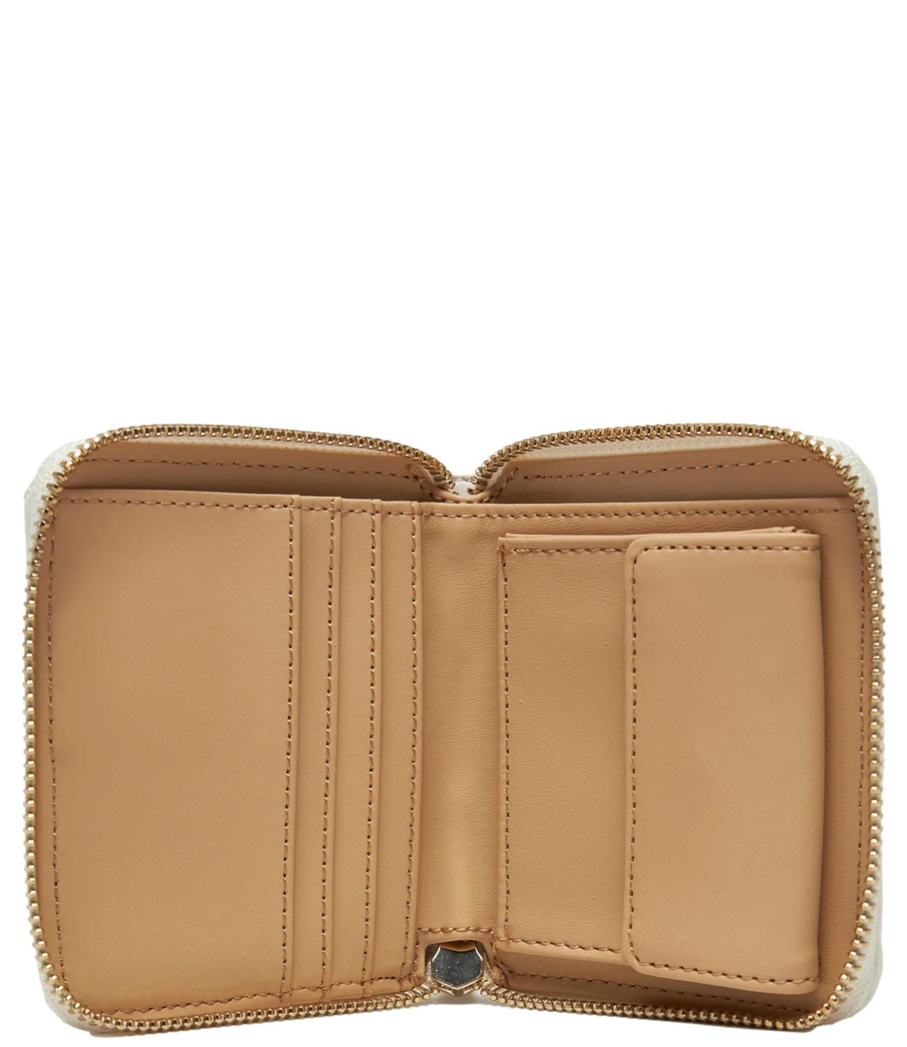 Guess Portafoglio Tamsin Slg Small Zip Around Bianco Donna