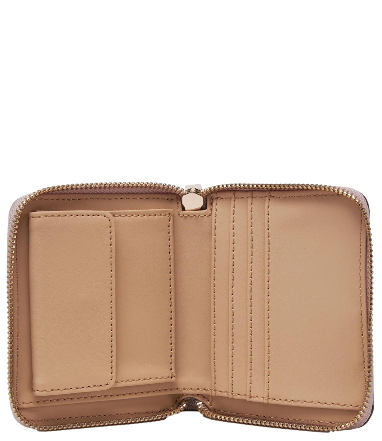 Guess Portafoglio Zamira Slg Small Zip Around Rosa Donna