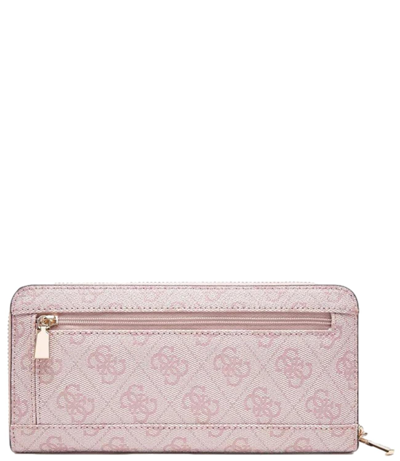 Guess Portafoglio Zamira Slg Large Zip Around Orchid Logo Donna