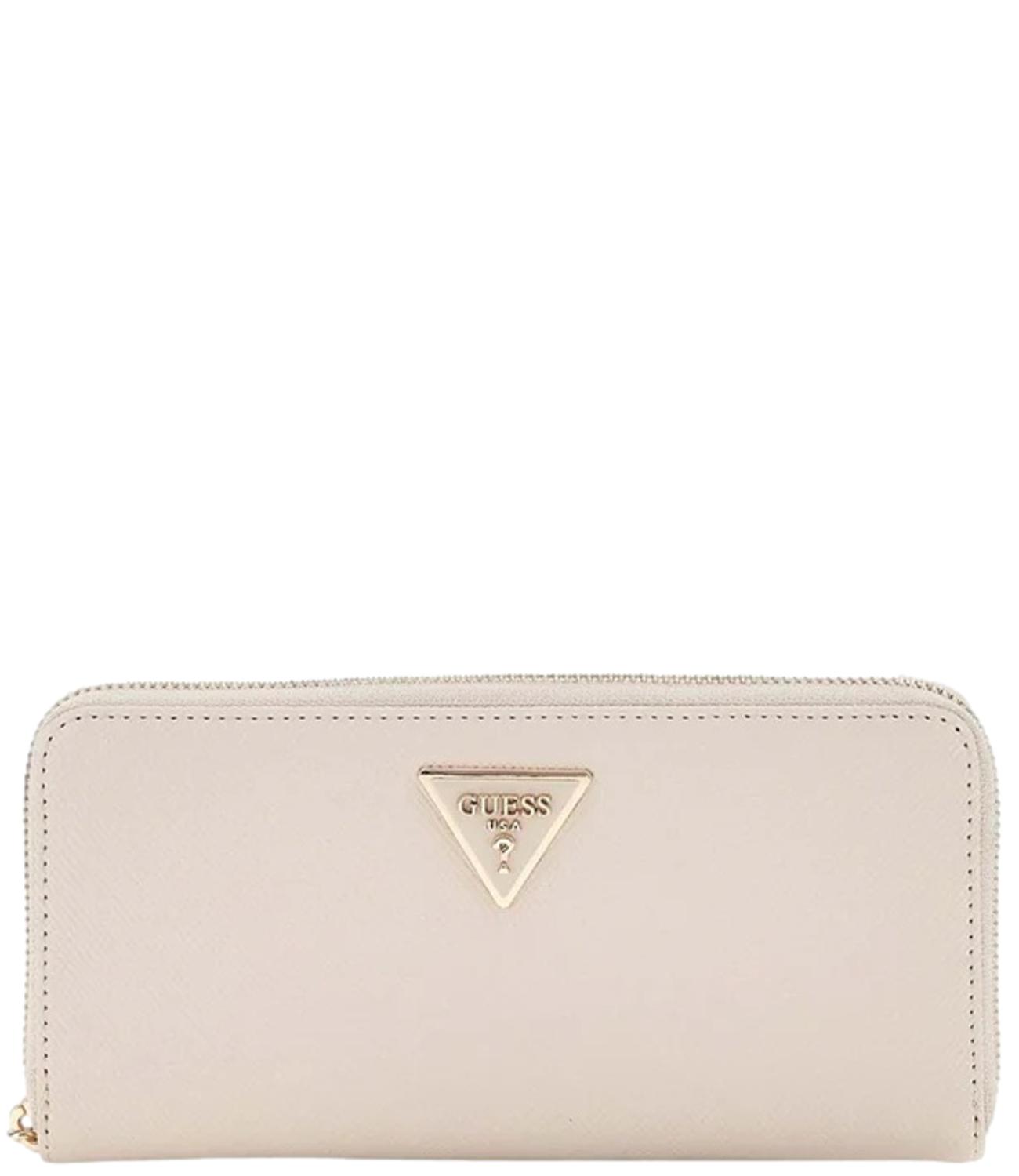 Guess portafoglio Maxi Laurel beige donna