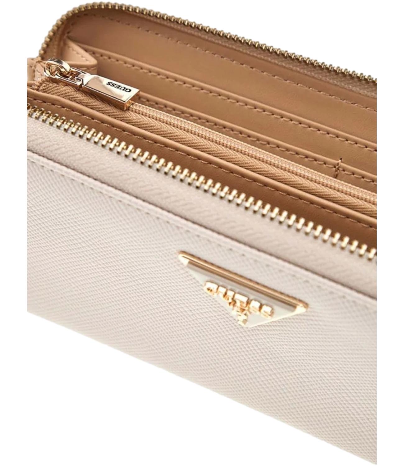 Guess portafoglio Maxi Laurel beige donna