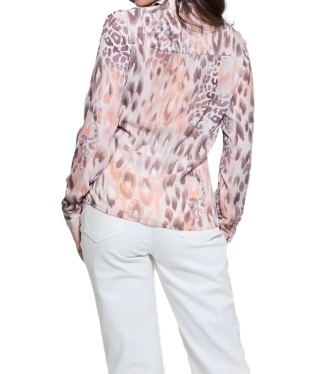 Guess camicia clouis beige donna