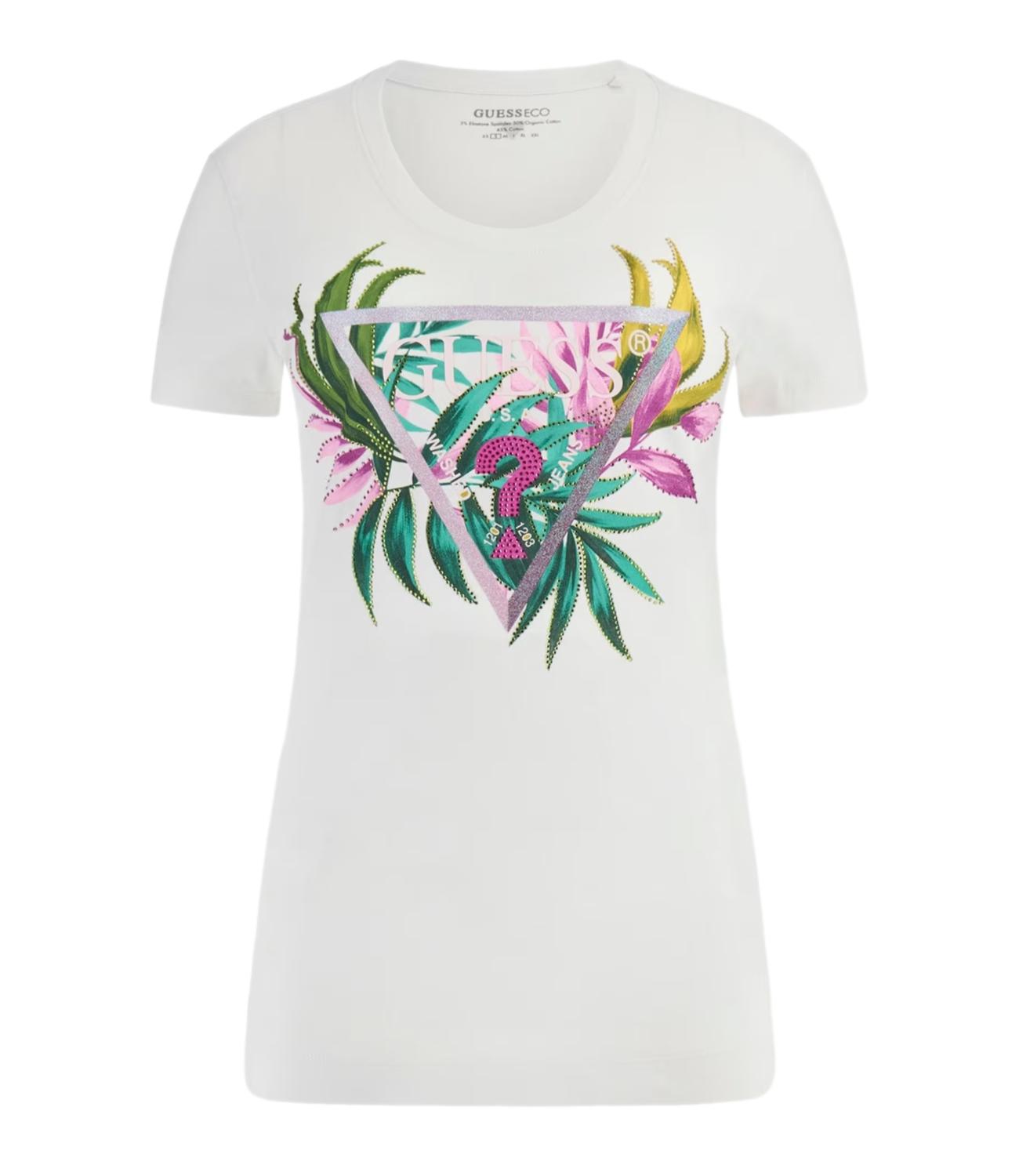 Guess t-shirt bianca donna