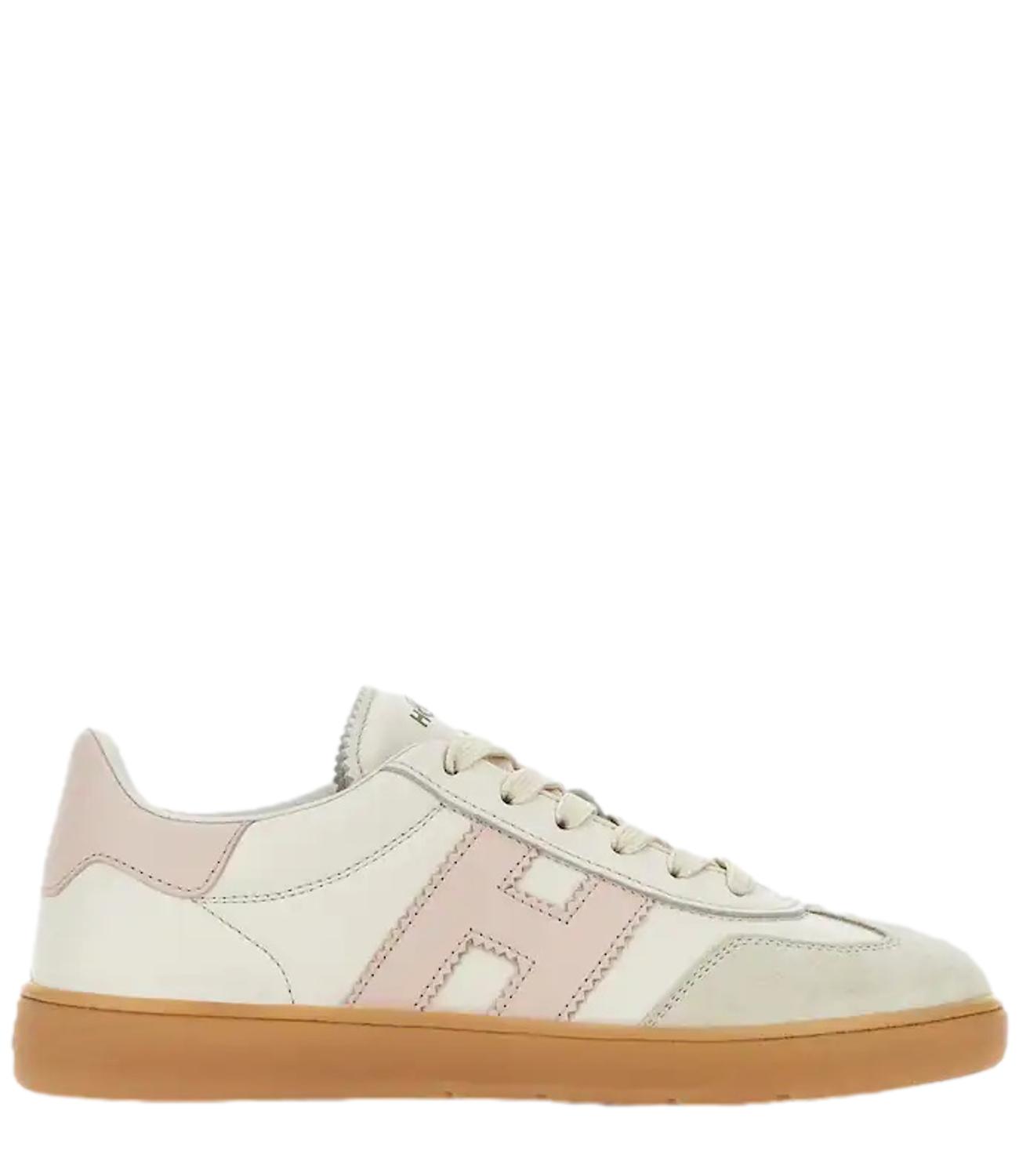 Cool sneakers bianco panna e rosa