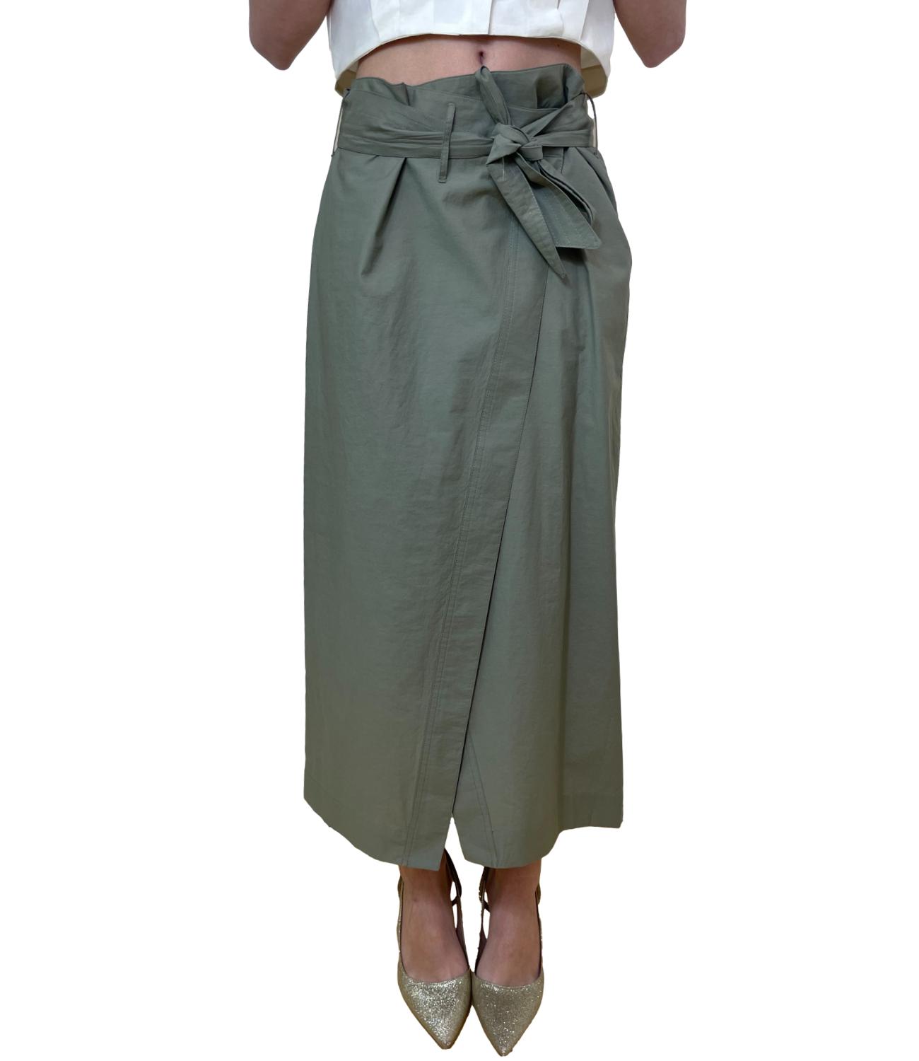 Iblues Gonna Apache Verde Kaki Donna