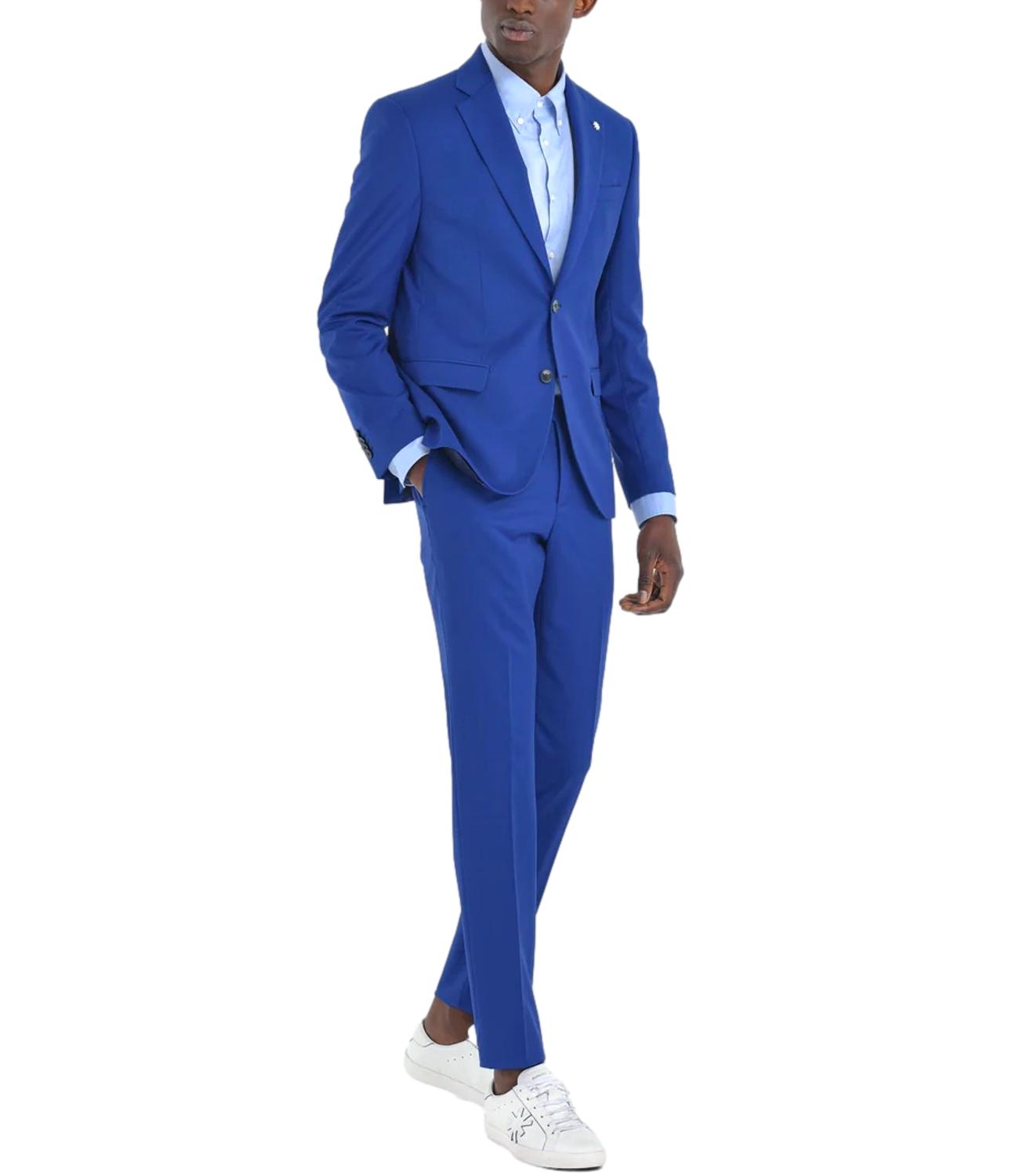 Abito Manuel Ritz blu aperto uomo drop 8