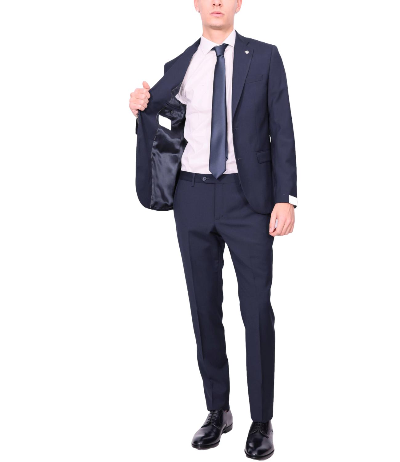 Abito Manuel Ritz blu uomo drop 8