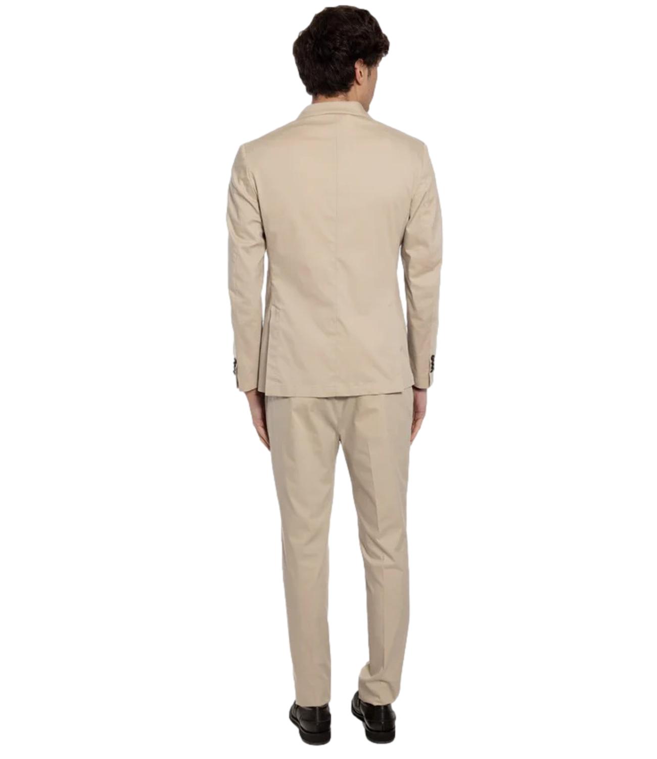 Manuel Ritz abito beige uomo