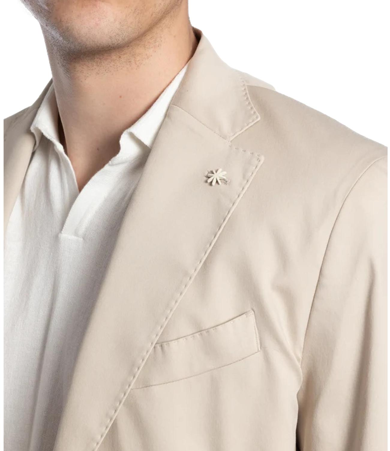 Manuel Ritz abito beige uomo