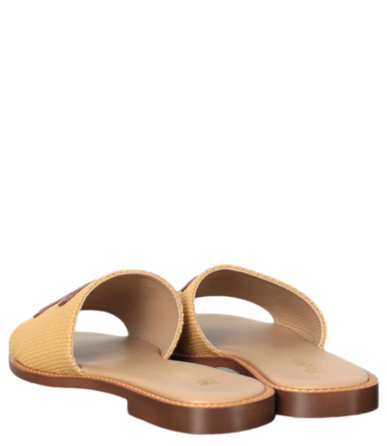Max Mara Beachwear sandalo cammello donna