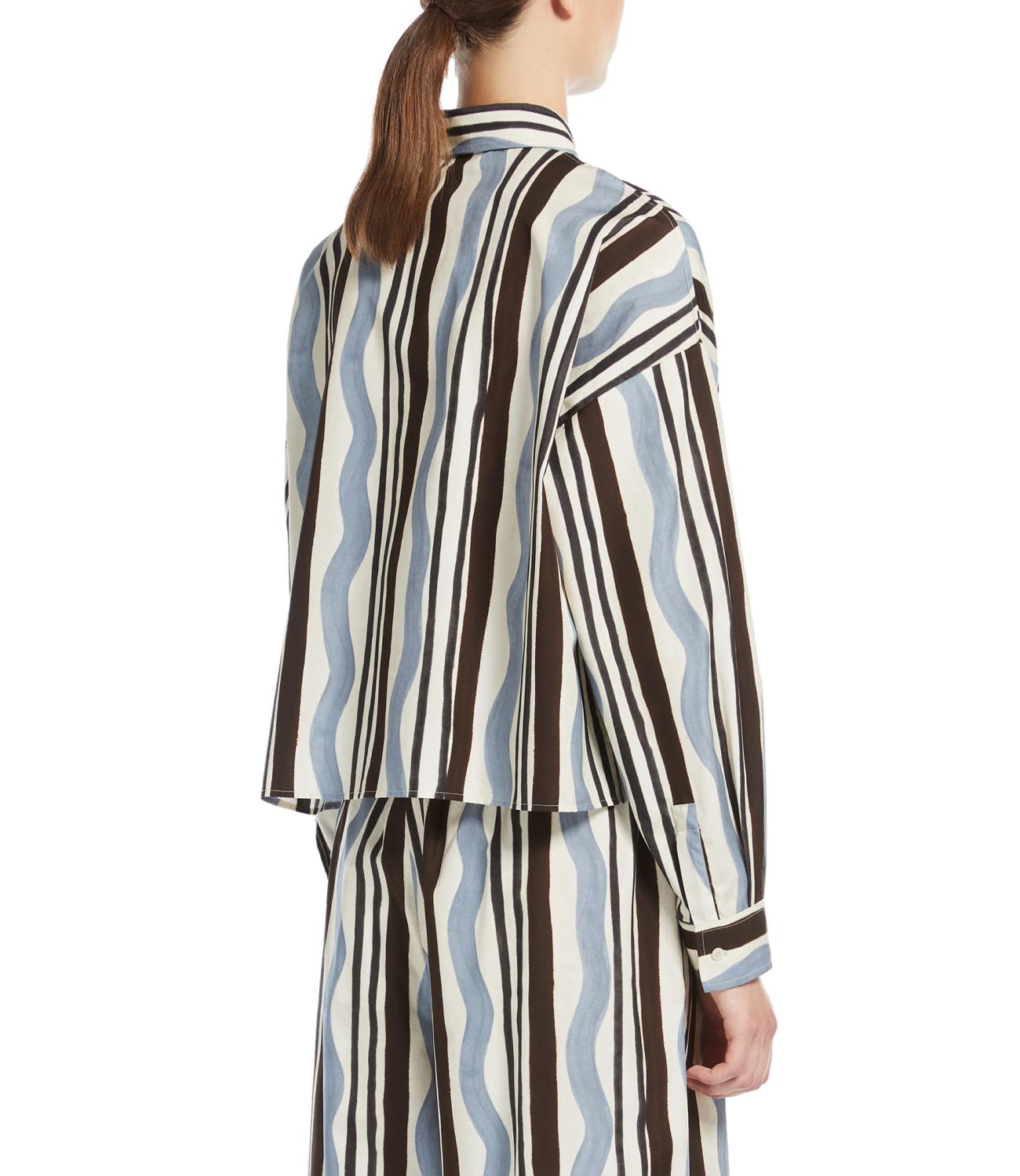 Max Mara Weekend Camicia Ragtime Fantasia Azzurro Donna