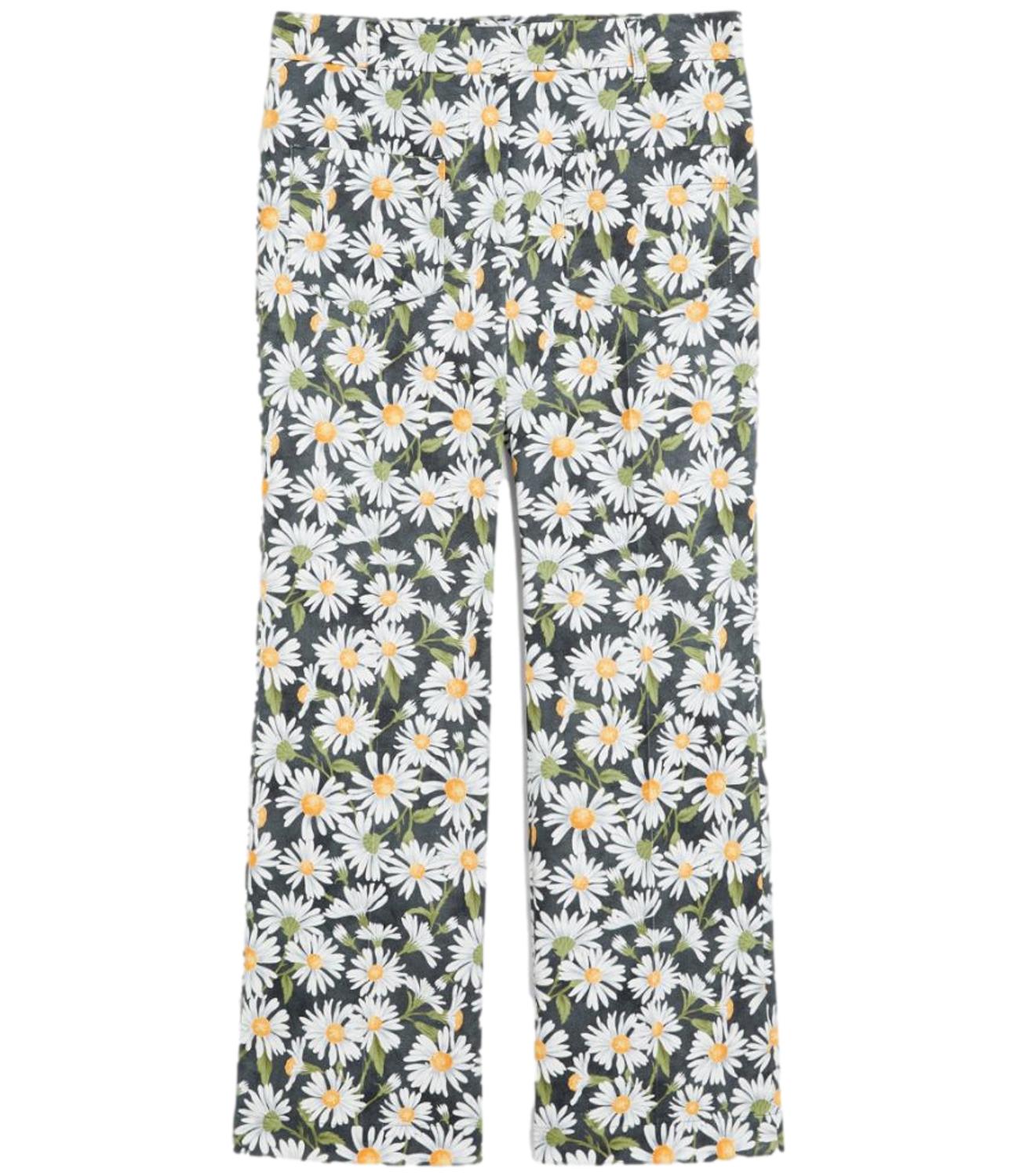 Max Mara Weekend Pantaloni Arten1234 Nero Floreale Donna